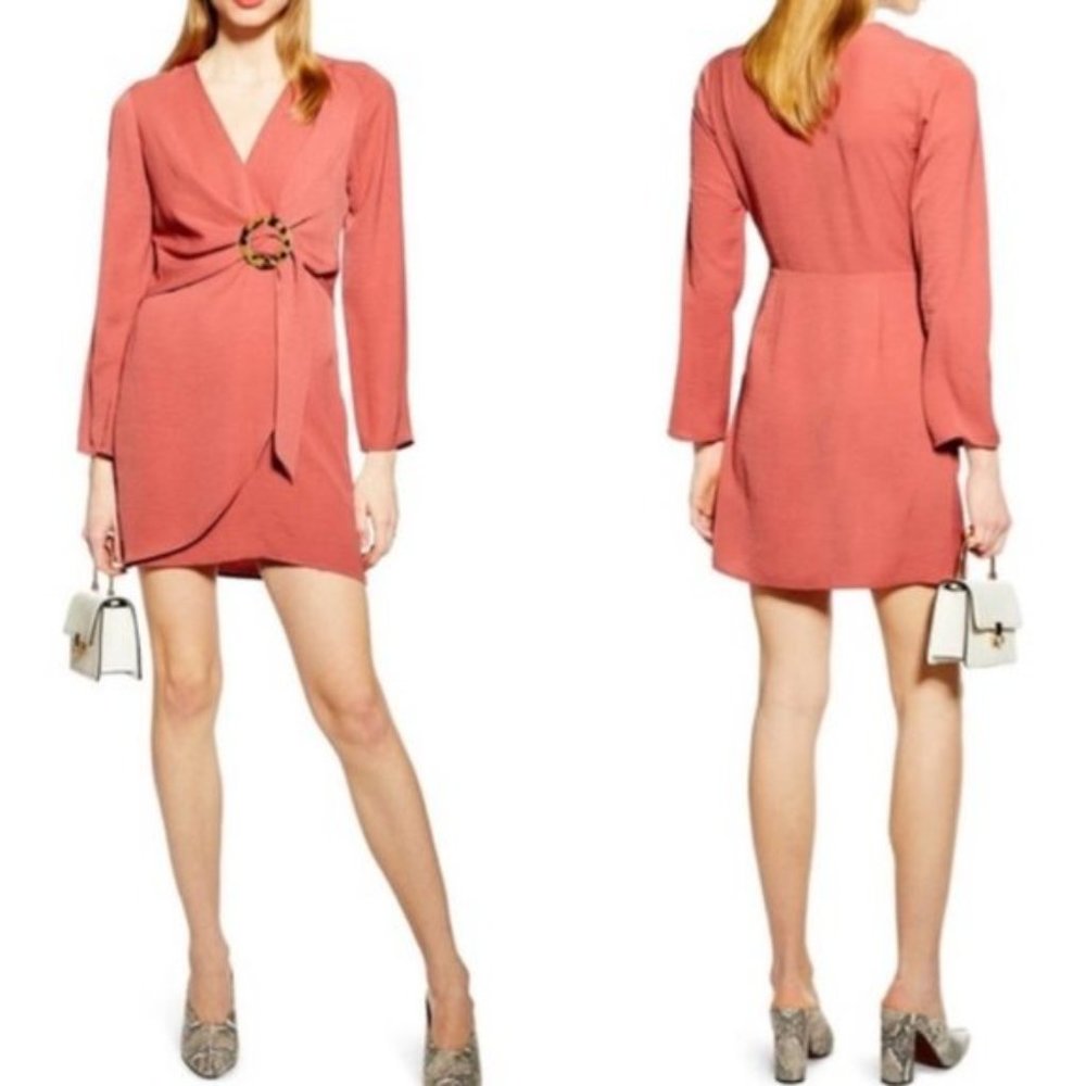 Topshop - NWOT Coral Buckle Dress (COPY)